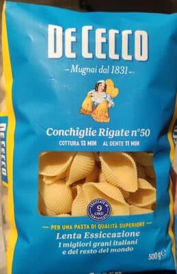 Nudeln Conchiglie Rigate n°50