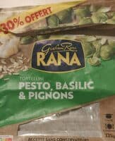 Tortellini pesto Basilic et pignons
