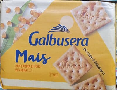 Crecker con farina e olio di mais