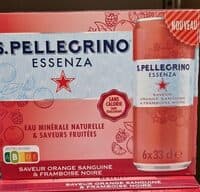 Sans pellegrino orange sanguine framboise noire