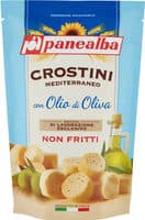 Crostini mediterraneo con olio di oliva