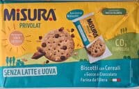 Privolat biscotti con cereali e gocce di cioccolato