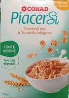 Fiocchi di riso e frumento integrale