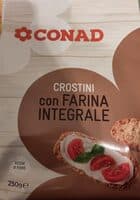 Crostini con farina integrale