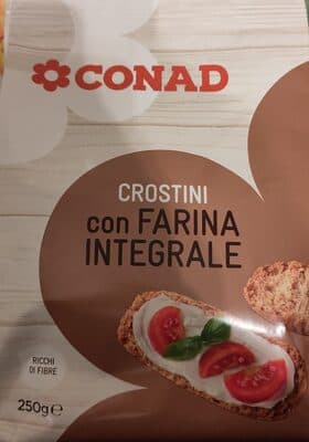 Crostini con farina integrale