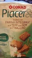 PiacerSi frollini con farina integrale e di teff