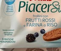 FROLLINI CON FRUTTI ROSSI E FARINA DI RISO