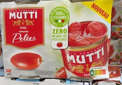 Tomates pelees