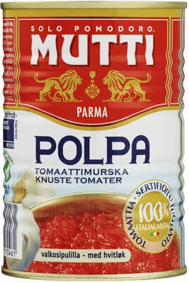 Mutti Pulpa Tomatenfruchtfleisch mit Knobi