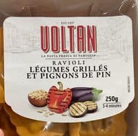 Ravioli Légumes grillés et pignons de pin