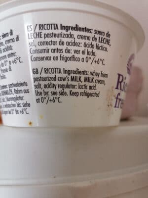 Ricotta fresca