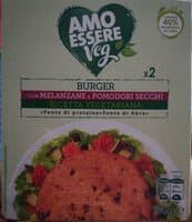 Burger con melanzane e pomodori secchi
