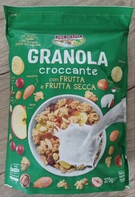 Granola croccante con frutta e frutta secca