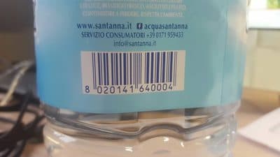 Acqua minerales naturale sant'anna sorgente Rebruant