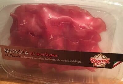 Chiffonade bresaola NEGRONI