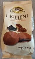 Biscotti ripieni di crema al cacao