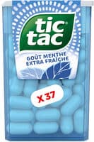 Bonbons tic tac goût menthe extra fraiche