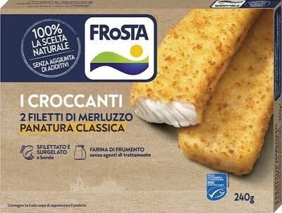 I Croccanti - 2 Filetti di merluzzo Panatura Classica