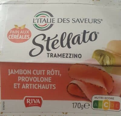 Tramezzino Jambon Cuit Roti, Provolone et Artichauts