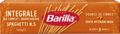Pâtes spaghetti au blé complet integral 500g