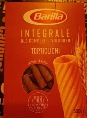 Tortiglioni- Pâtes alimentaires de semoule et de blé dur 500G