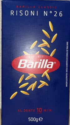 Pâtes Barilla Risoni Langues d'oiseau