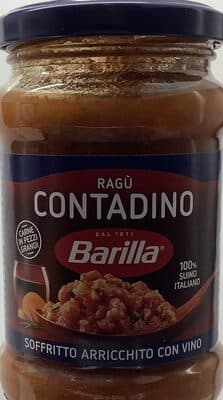 Sauce tomate mijotée avec du porc, des carottes et du vin rouge Barilla 300g