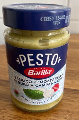 Sauce pesto au basilic et mozzarella Barilla 190g