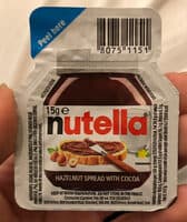Nutella pate a tartiner noisettes-cacao barquette 15 gr