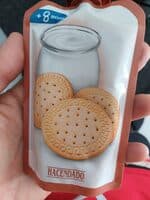 Postre lácteo infantil de galleta