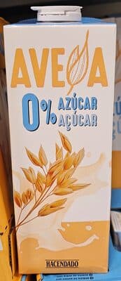 Bebida de avena 0%