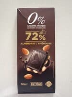 Chocolate negro 72% cacao con almendras enteras