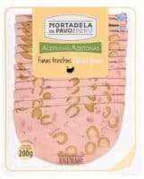 Mortadela de pavo con aceitunas