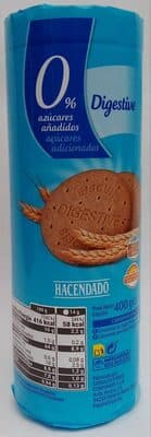 Galletas con edulcorantes 0% Digestive