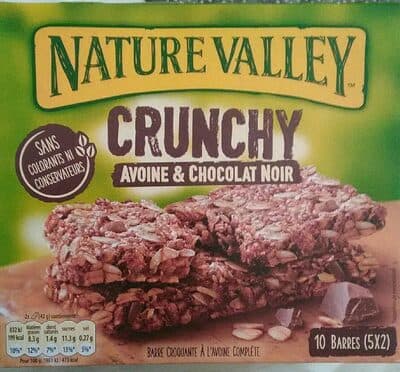 Nature valley crunchy oats and dark chocolate