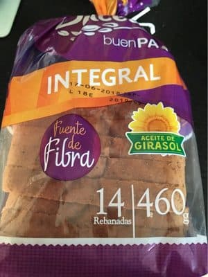 Pan de molde integral
