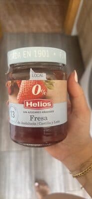Mermelada extra de fresa sin azúcares añadidos