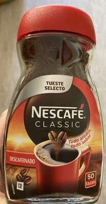 Nescafé classic descafeinado
