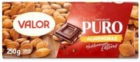 Chocolate puro con almendras