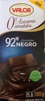 Chocolate negro 92%
