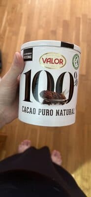 100% cacao puro natural