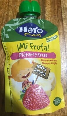 ¡mi fruta! plátano y fresa