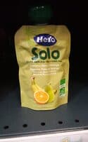 Solo plátano, pera y naranja