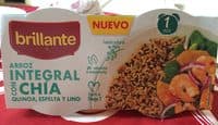 Arroz integral con chía, quinoa, espelta y lino