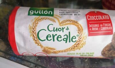 Cuor di cereale cioccolato