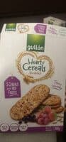 gullon Hearts of Cereal Breakfast Red fruits