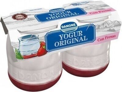 Danone fresa cristal