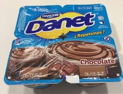 Natillas de chocolate