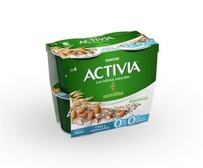 activia chia y almendras