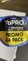 YoPRO 11g PROTEINA +MAGNESIO + VITAMINA B9 DANONE